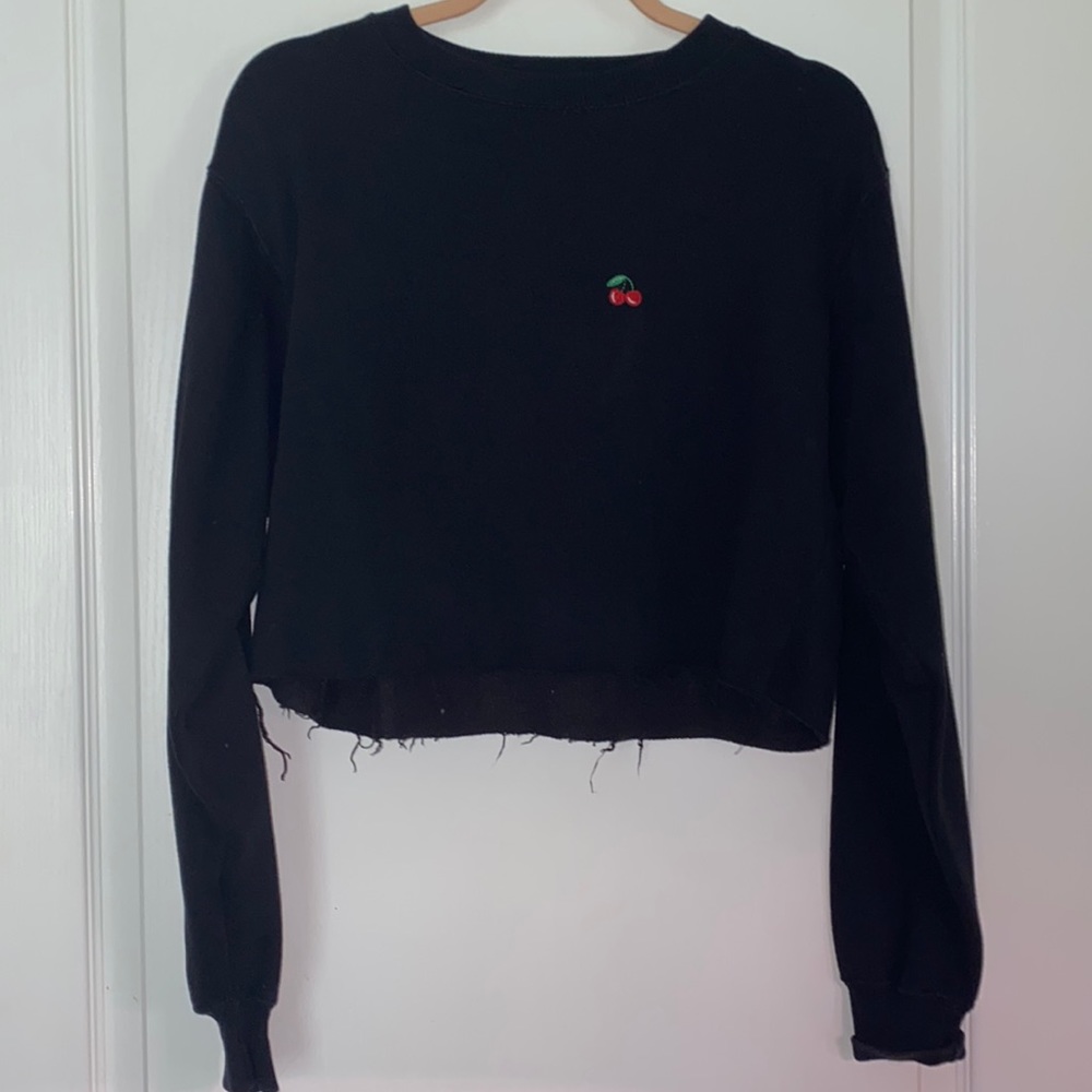 John galt brandy Melville cherry crew shirt